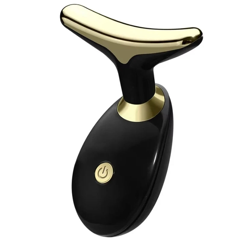 Neck Facial Lifting Device EMS Microcurrent LED Photon Therapy Vibration Face Massager anti Wrinkles Tightening Skin Care Tools