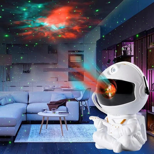 Astronaut Galaxy Light Projector, Space Buddy Projector Night Light for Bedroom with Remote Control, Star Ceiling Projector, Kids Room Decor Aesthetic, for Christmas, Birthdays, Valentine'S Day