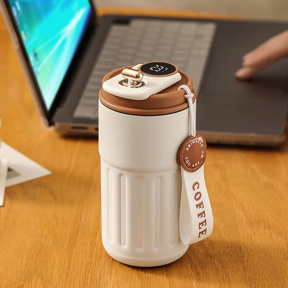 Smart Thermos Bottle Digital LED Display Temperature Coffee Cup 316 Stainless Steel Vacuum Cup Office Business Portable Mug